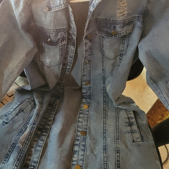 Jean jacket/dress - Picture 3 of 6